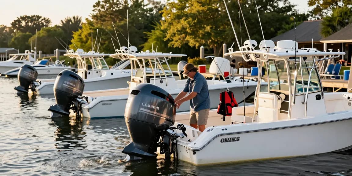 Yamaha outboard engine at the Outboard Engine Hub ready for boating adventures