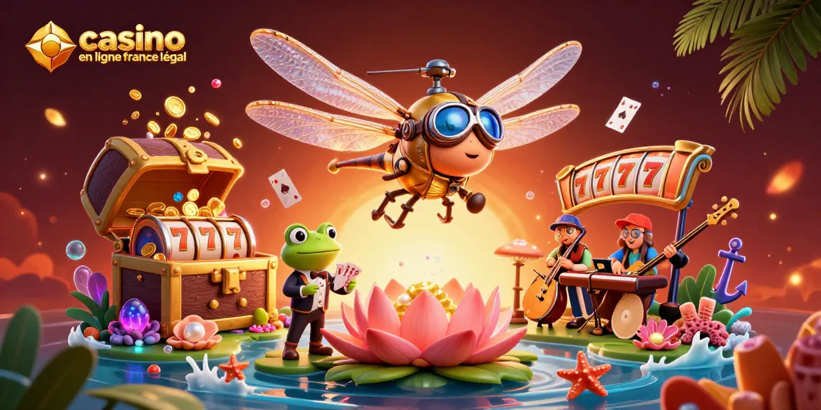 Gagner au casino en ligne France légal en jouant avec un croupier grenouille et des cartes