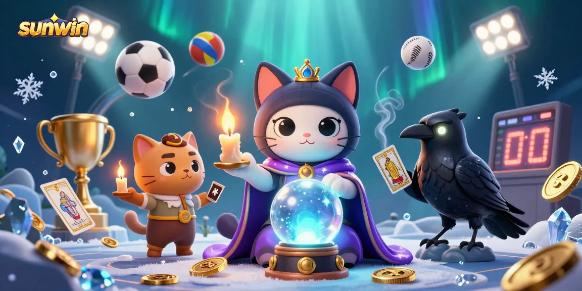 Win with sunwin by exploring a vibrant scene of fortune tellers, sports, and gambling adventures.