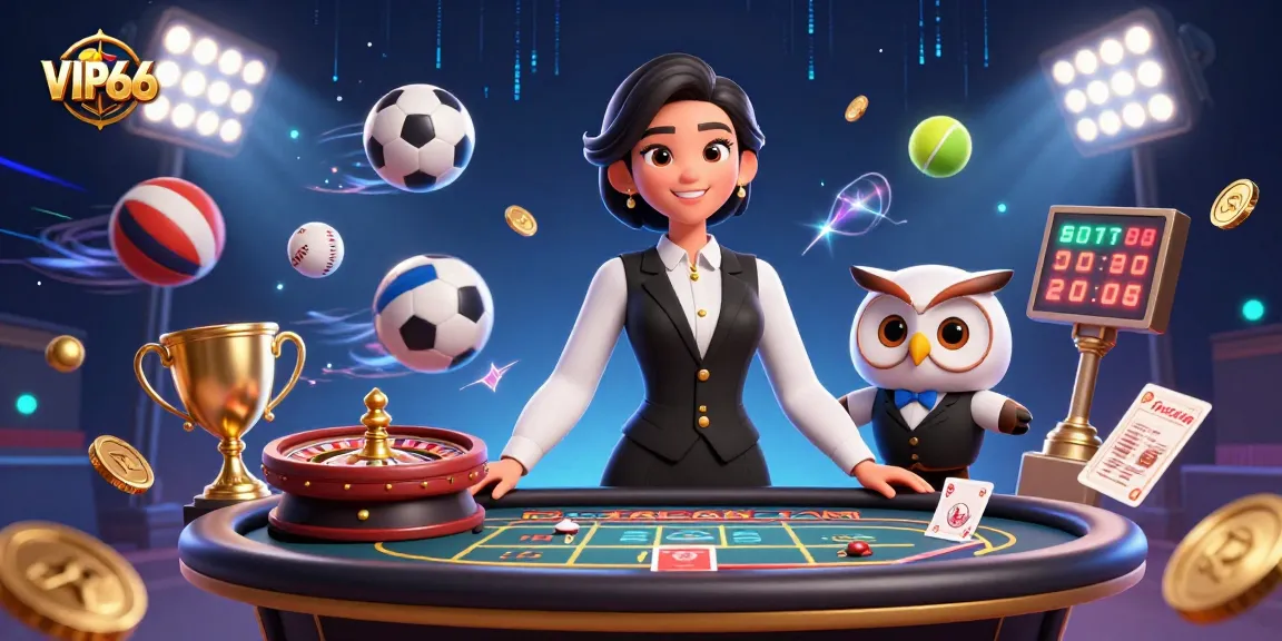 Join VIP66 for an exhilarating online gaming experience with live dealers and exciting sports betting