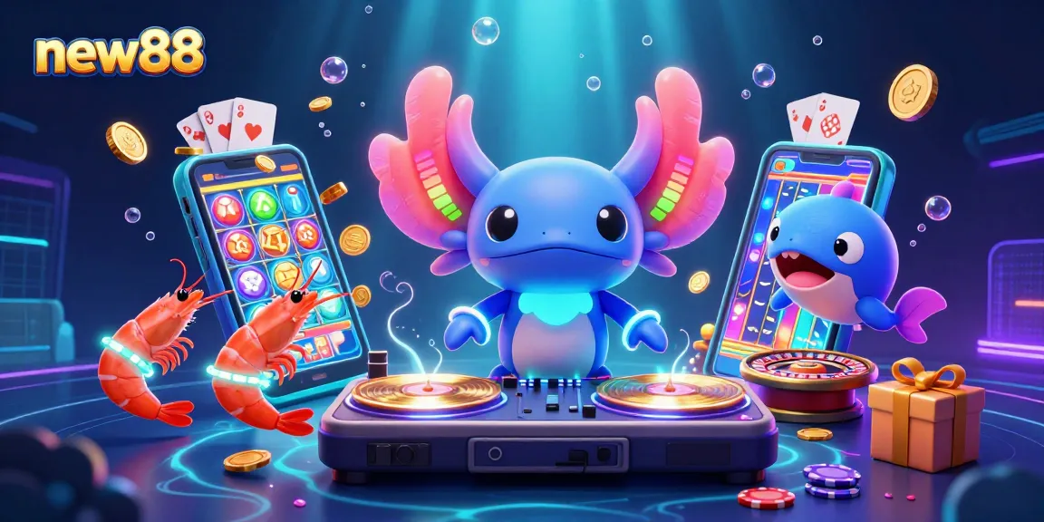 Win big at new88 with vibrant 3D casino characters celebrating exciting games!