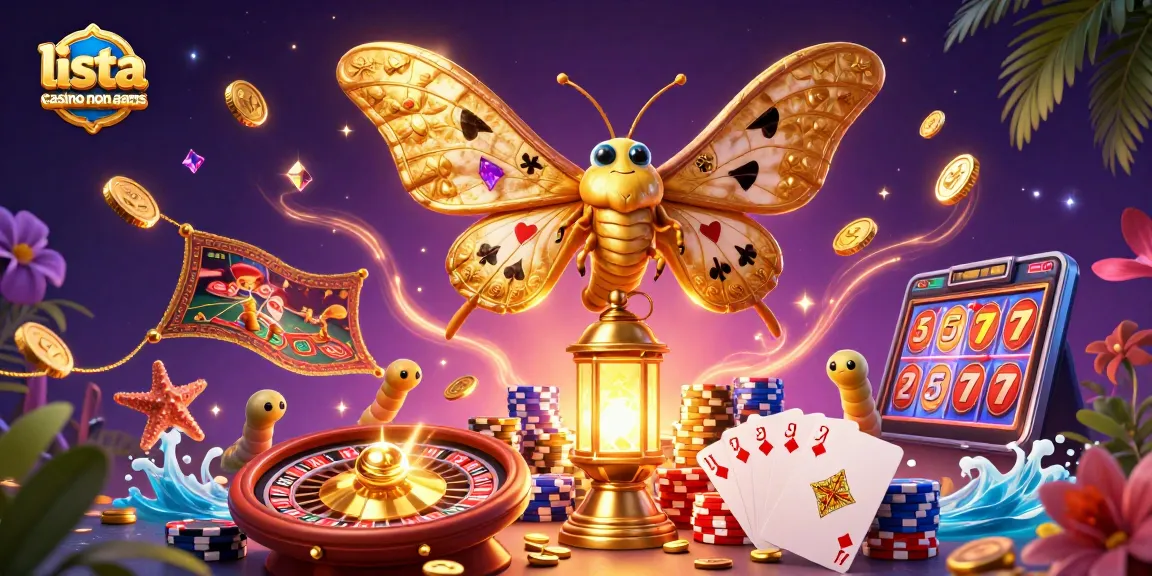Scopri la lista casino non AAMS con bonus e giocate avvincenti in un'illustrazione 3D vibrante.
