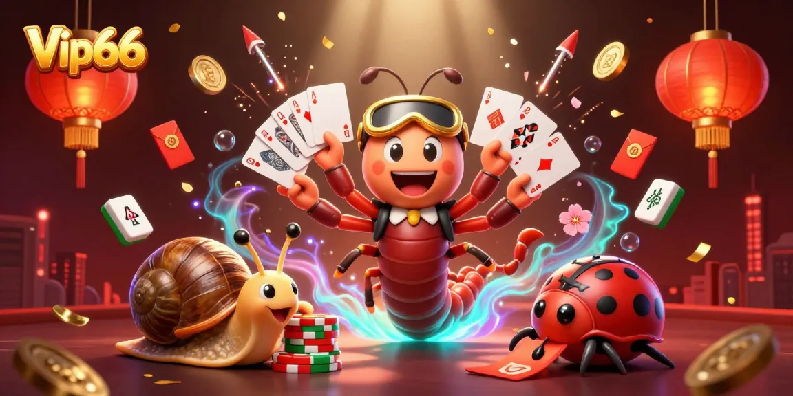Vip66 engaging players with dynamic gambling action featuring a lively dealer and chip stacks.