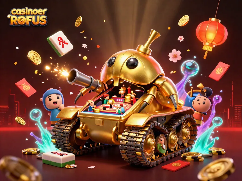 Experience captivating gameplay at casinoer uden ROFUS with vibrant casino imagery and festive elements.