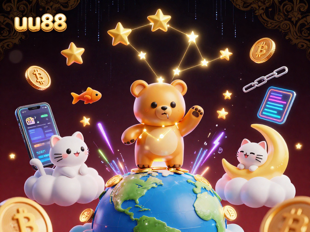 Engage with thrilling gaming at uu88, where the celestial bear and crypto elements create an exciting atmosphere.