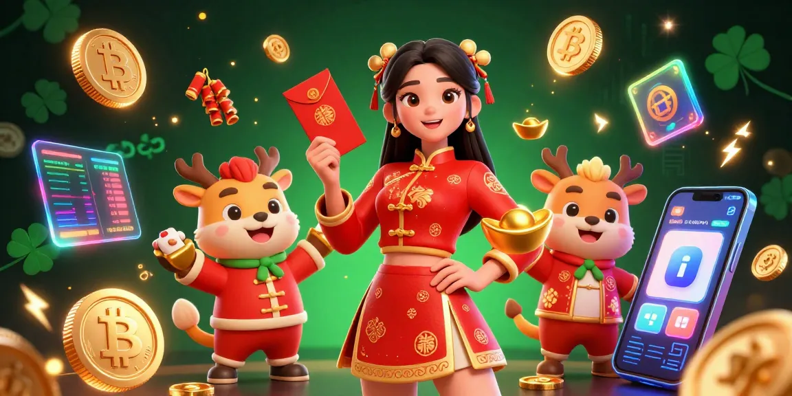Engage with the vibrant casino scene portraying mmoo-o with Asian cultural elements and cryptocurrencies.