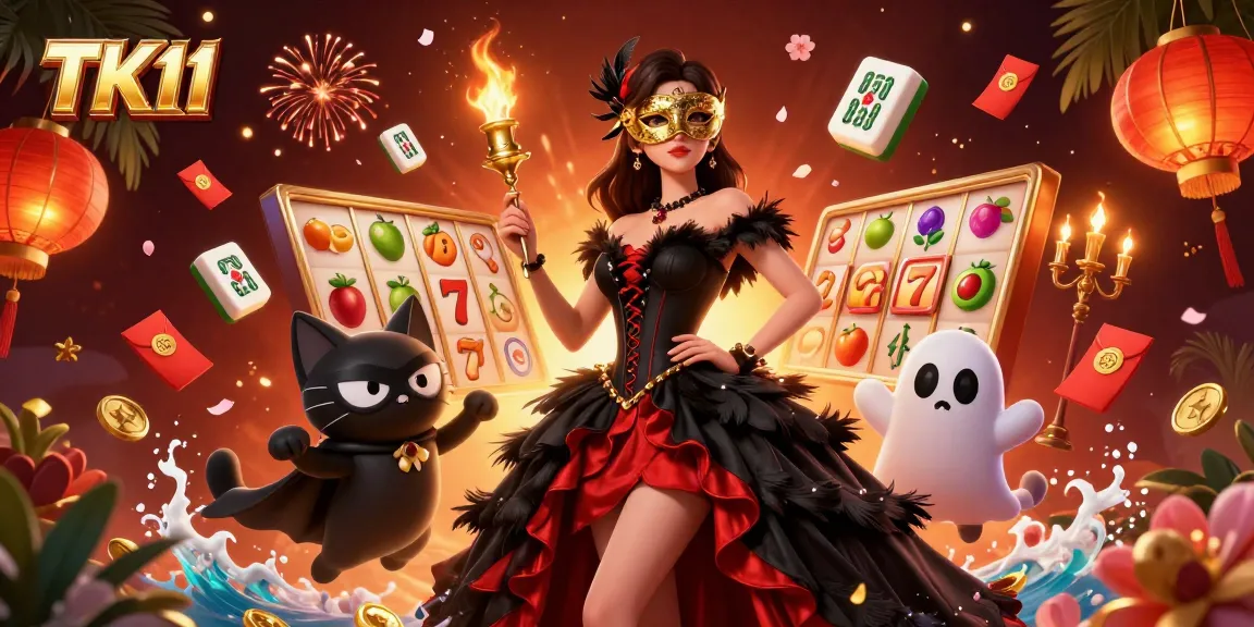 Experience thrilling moments with TK11 as you engage in exciting slot games, featuring vibrant visuals and festive elements.