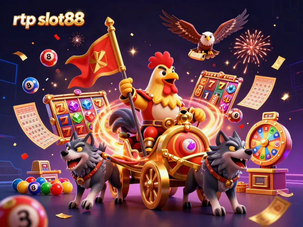 RTP Slot88 menawarkan pengalaman bermain mesin slot yang didominasi oleh elemen warna-warni di kasino.