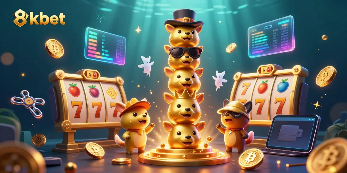 Experience thrilling slots at 8xbet with a vibrant underwater carnival atmosphere.