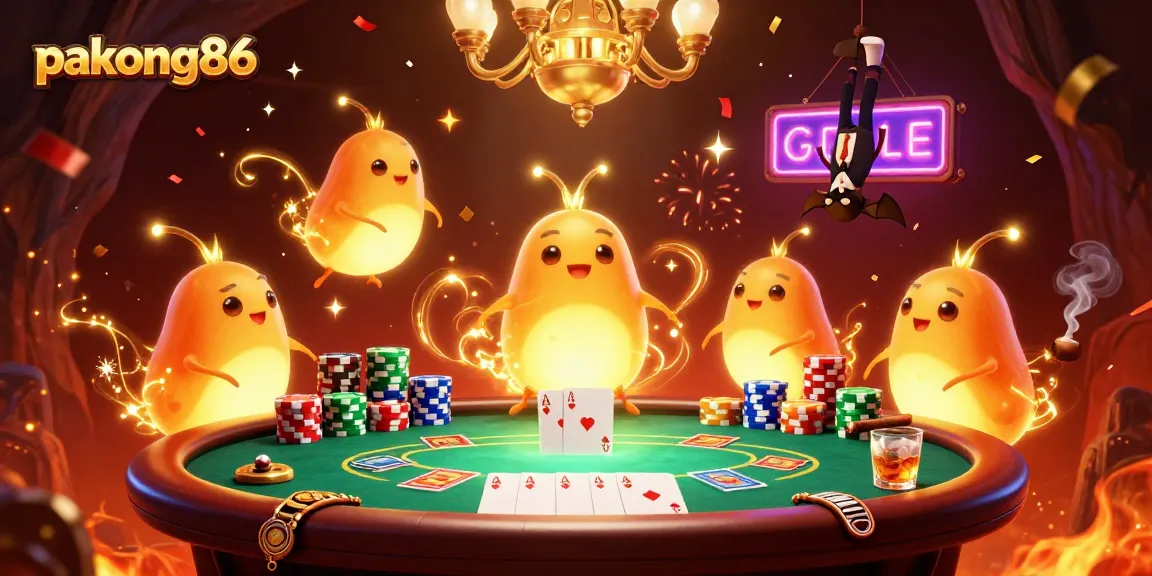 Illuminate your gaming experience with pakong86 at this vibrant casino scene.
