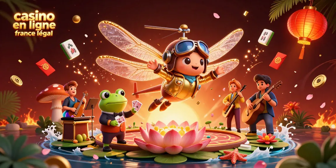 Jouer sur le casino en ligne légal en France avec une croupière grenouille, pilotes et musiciens