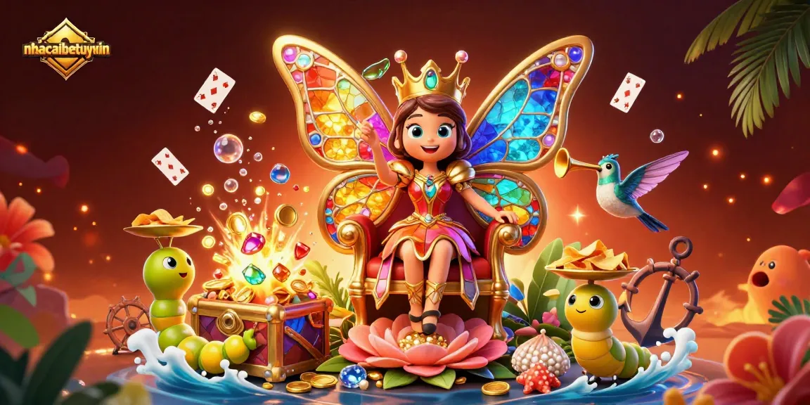 Engage in thrilling gaming adventures with nhacaibetuytin's vibrant 3D casino art showcasing dynamic characters.