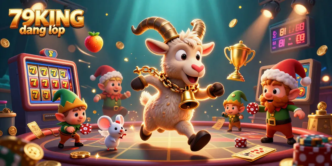 Experience winning strategies with 79KING đăng nhập in a dynamic casino scene featuring lively characters.