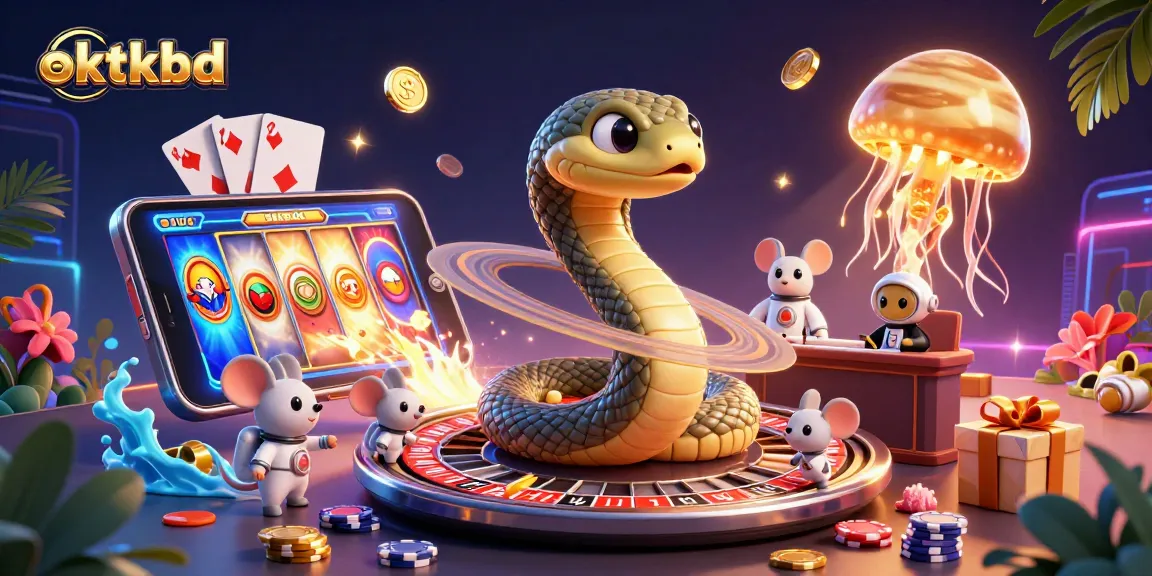 Play slots and roulette in the cosmic realm with oktkbd's exciting universe of games.