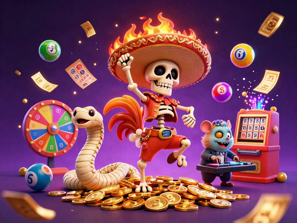 Experience the excitement of 789win with vibrant gaming characters in a lively casino scene.