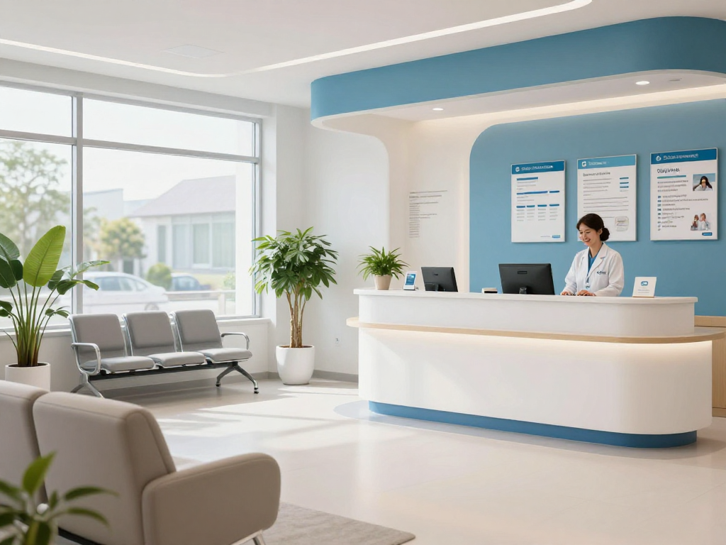 Psychiatric assessment in a modern clinic setting, showcasing compassionate patient care from healthcare providers.