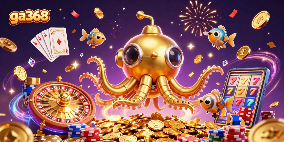 Experience high-stakes action with ga368 as golden kraken submarine reveals thrilling casino elements.