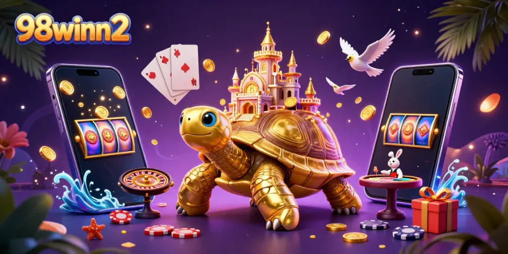 Engage in exciting gameplay at 98winn2, featuring dynamic casino elements and characters.