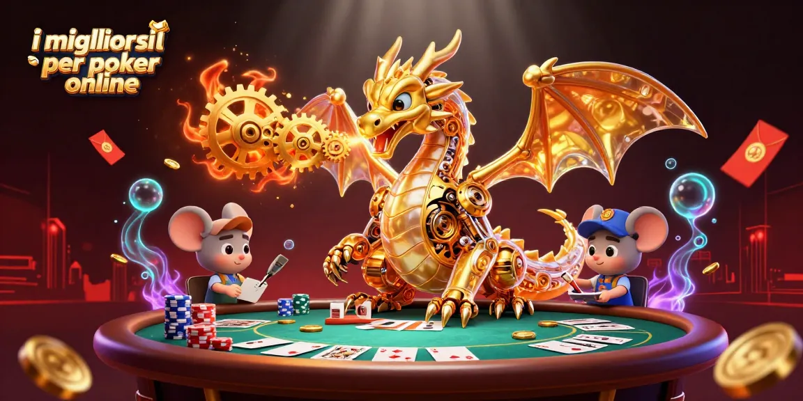 I migliori siti per poker online offrono tavoli da poker e mazzi di carte uniti da effetti luminosi e simboli fortunati.