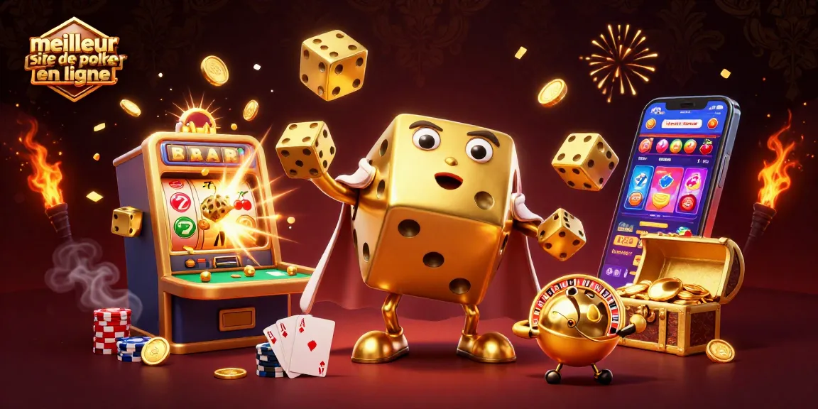 Découvrez le meilleur site de poker en ligne avec nos personnages aux jeux captivants et décorations dorées.