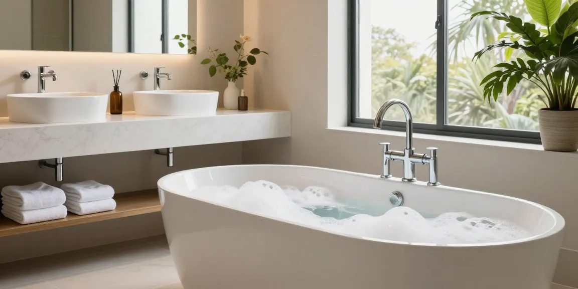 KingKonree’s elegant solid surface products in a luxurious bathroom setting for modern design.