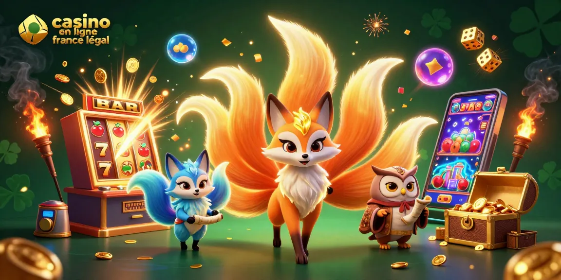 Découvrez les jeux au casino en ligne France légal à travers une illustration captivante.