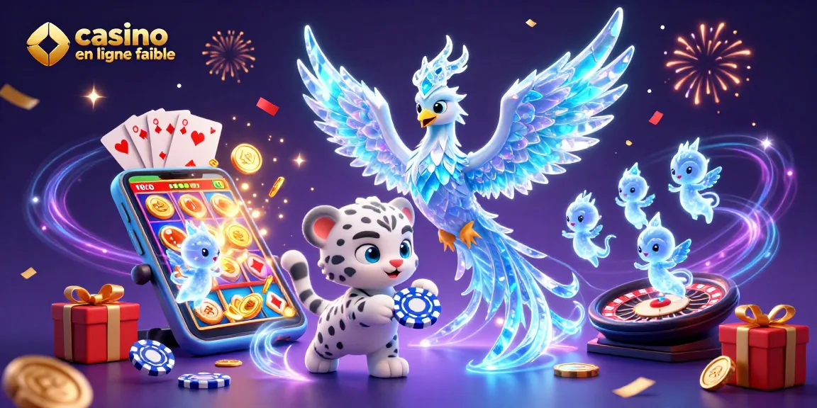 Jouez à des jeux captivants dans un casino en ligne fiable avec un phoenix de glace et des créatures magiques.