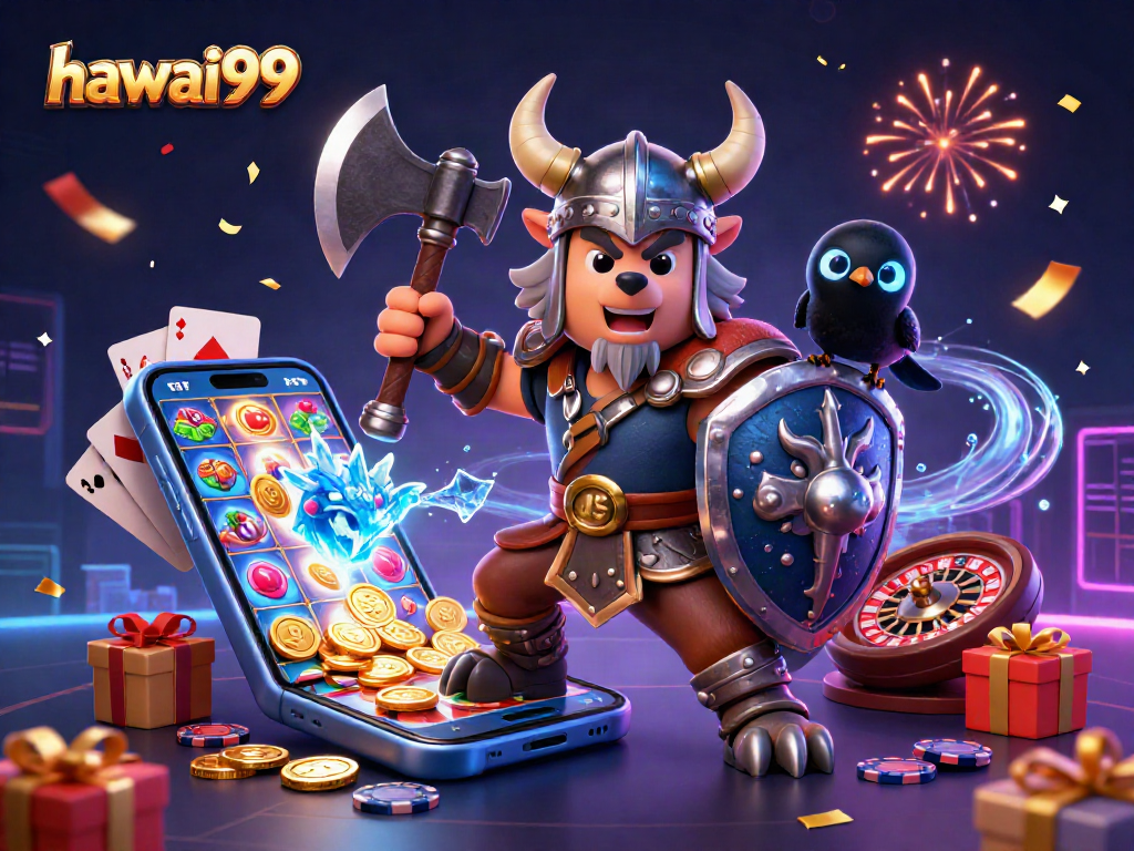 Experience hawai99 with thrilling casino action from a Viking warrior battle.