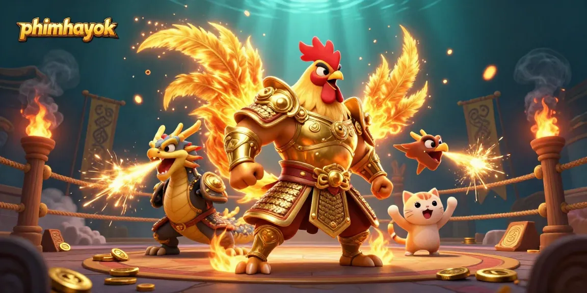 Experience thrilling moments at phimhayok with unique cockfighting action in a richly detailed scene.