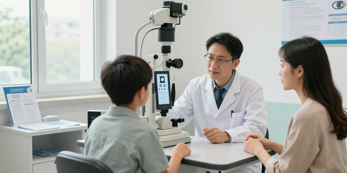 Consultation at SNU Eye Clinic focusing on Офтальмология with an ophthalmologist and patient discussing eye health.