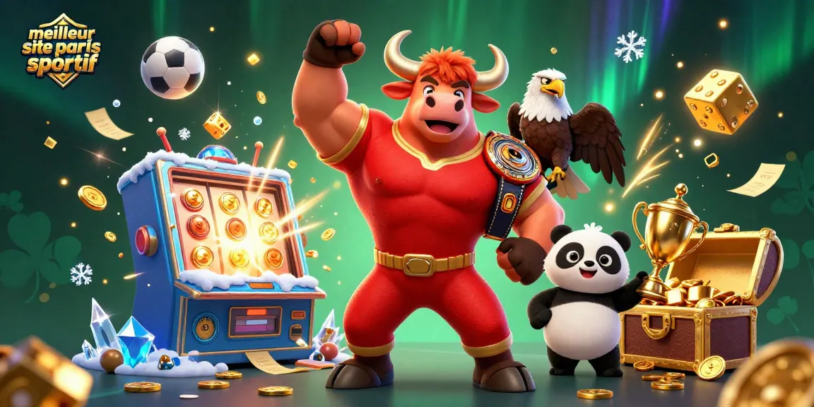 Vivez l'excitation du meilleur site de paris sportif avec des personnages animés et des éléments de jeu dynamiques.