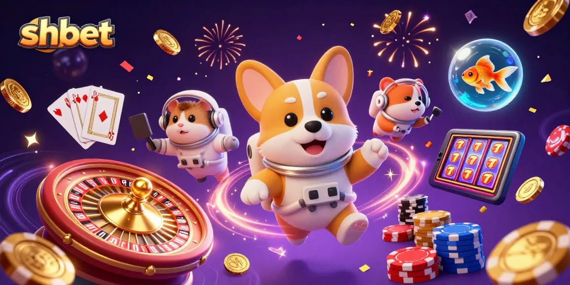 Experience exciting bets at shbet with a vibrant 3D casino scene full of action!