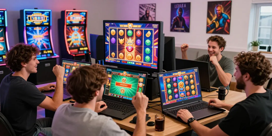 Exciting celebration of slot gacor wins in a lively online gaming atmosphere