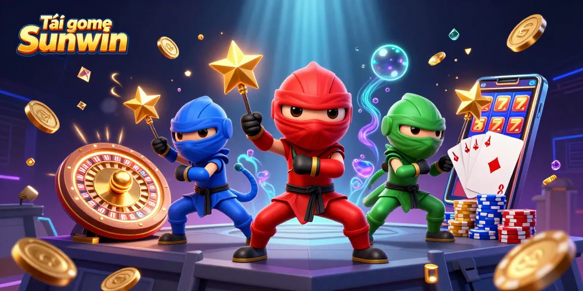 Tải game Sunwin and win big with thrilling 3D casino action featuring colorful chameleons and dazzling elements.