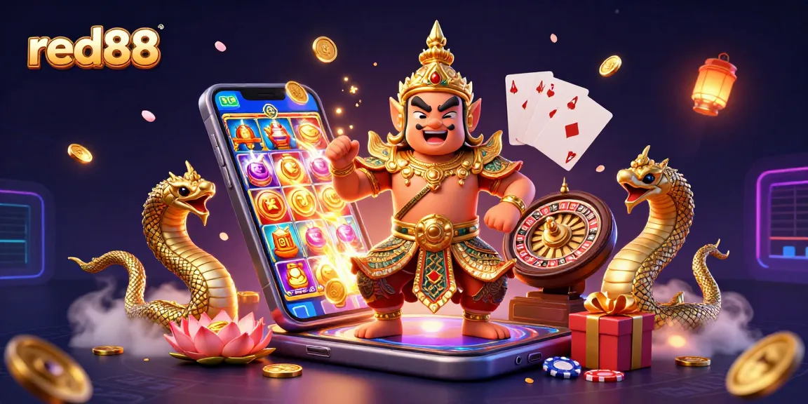 Engage with thrilling red88 slot games featuring vibrant guardians, coins, and exciting visuals.