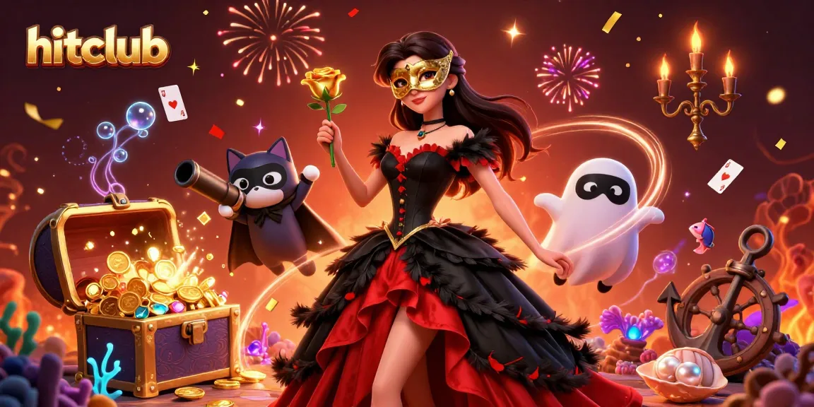 Engage with hitclub's immersive gaming experience featuring a vibrant casino theme.