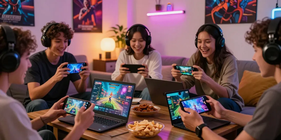 Hình ảnh người chơi tham gia Game E2WIN trong một không gian giải trí vui vẻ