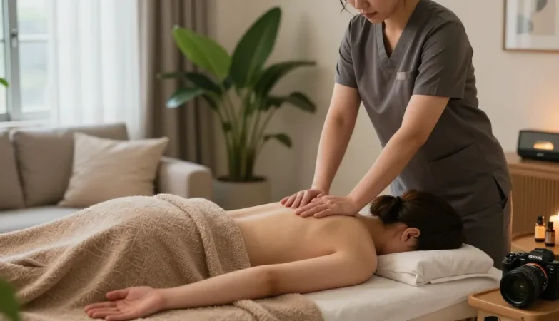 Indulge in 인천출장마사지 with a professional therapist providing relaxing home care massage therapy.